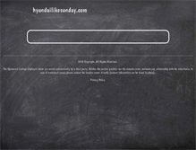 Tablet Screenshot of hyundailikesunday.com